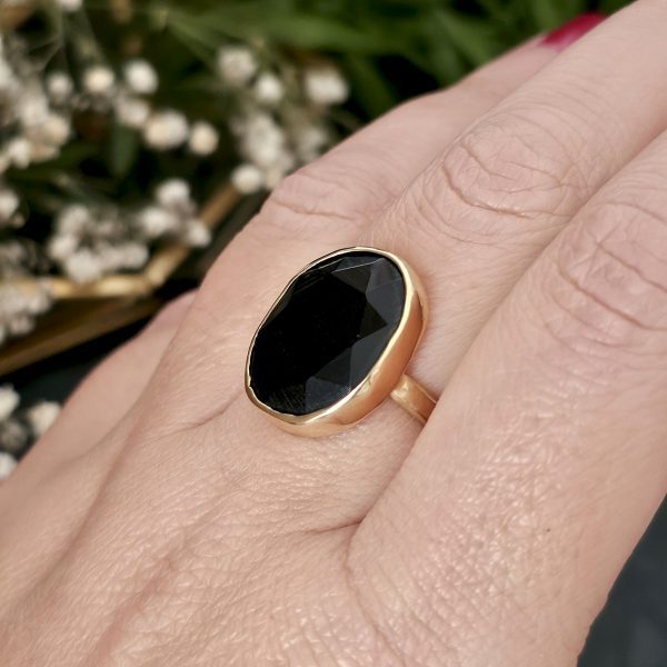 Anillo con onix negro - Imagen 5